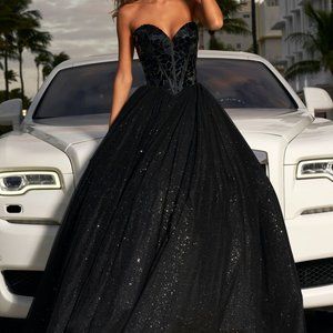 Sherri Hill 54240 broken glass ball gown